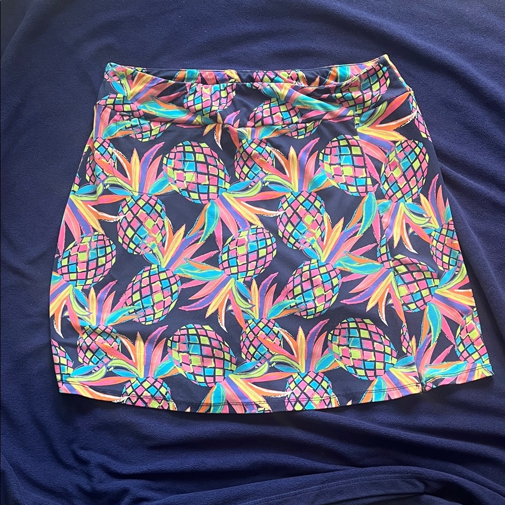 Colorful Pineapple Print Women's SKORT